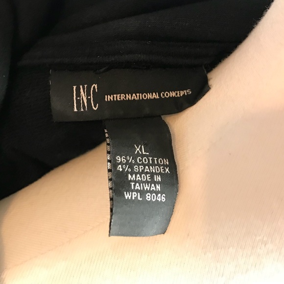 INC Black Removable Hood Jacket - Picture 5 of 8